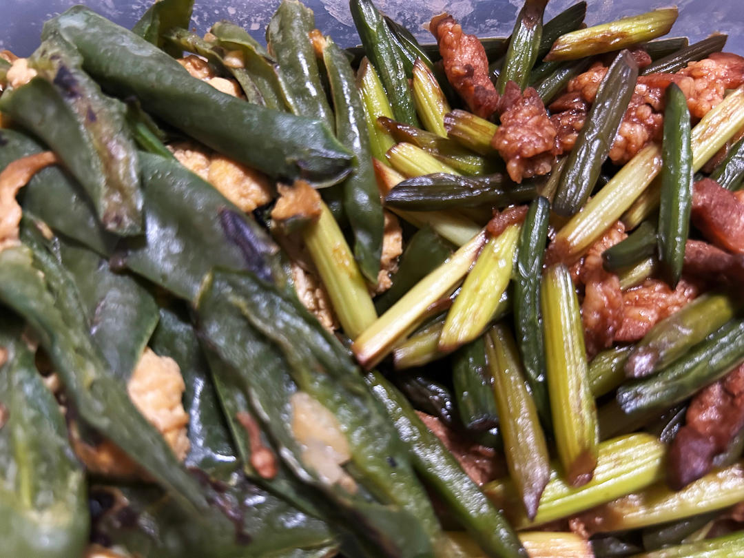 蒜薹炒肉丝