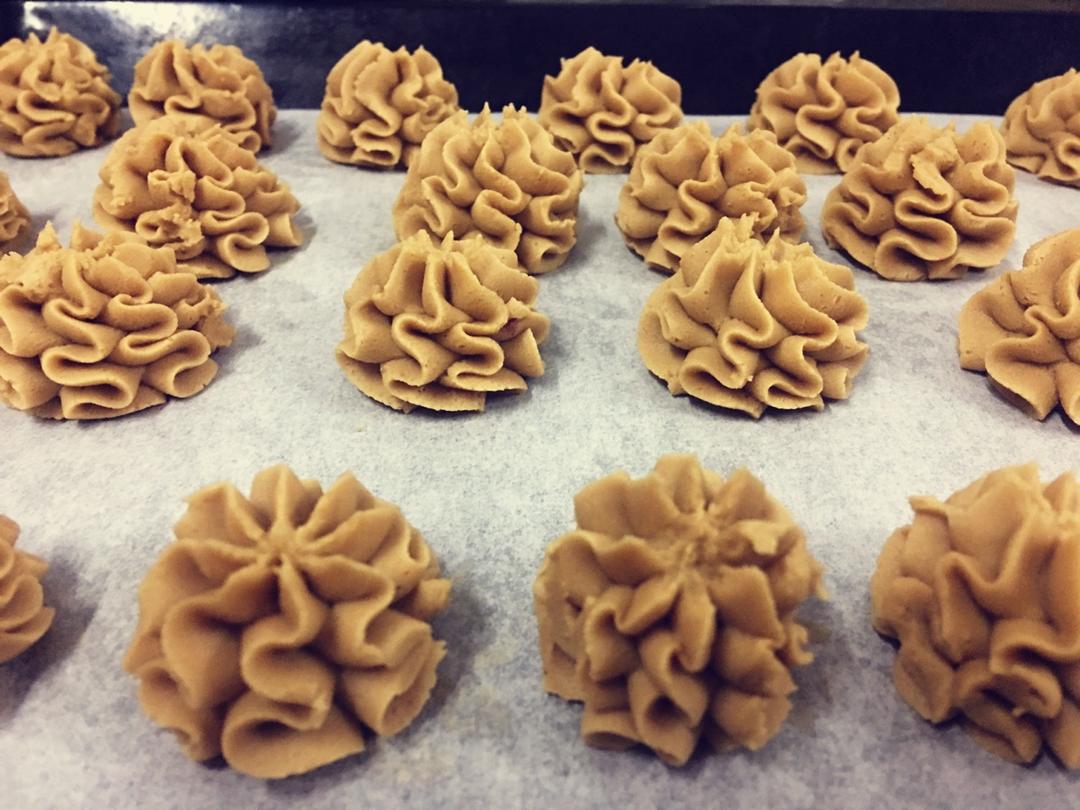 (珍妮曲奇+网红曲奇)咖啡小花配方/烘焙视频饼干篇2