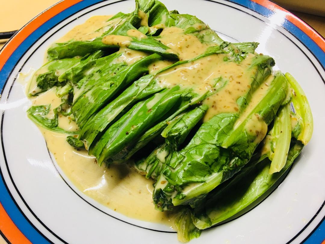 『快手菜』煎焙芝麻酱油麦菜