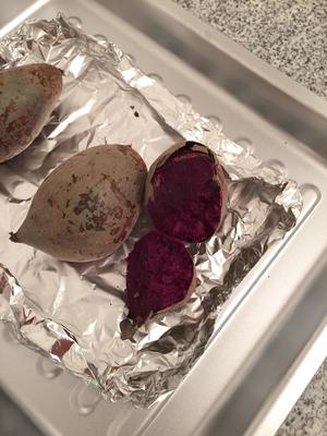 烤紫薯（烤箱初试）的做法 步骤4