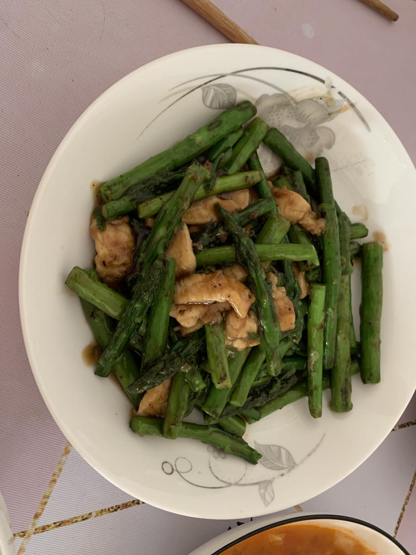 芦笋炒猪肉