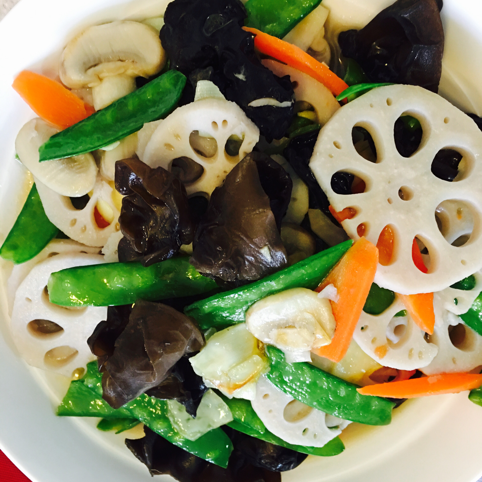 ylin0603做的荷塘月色(斋菜)