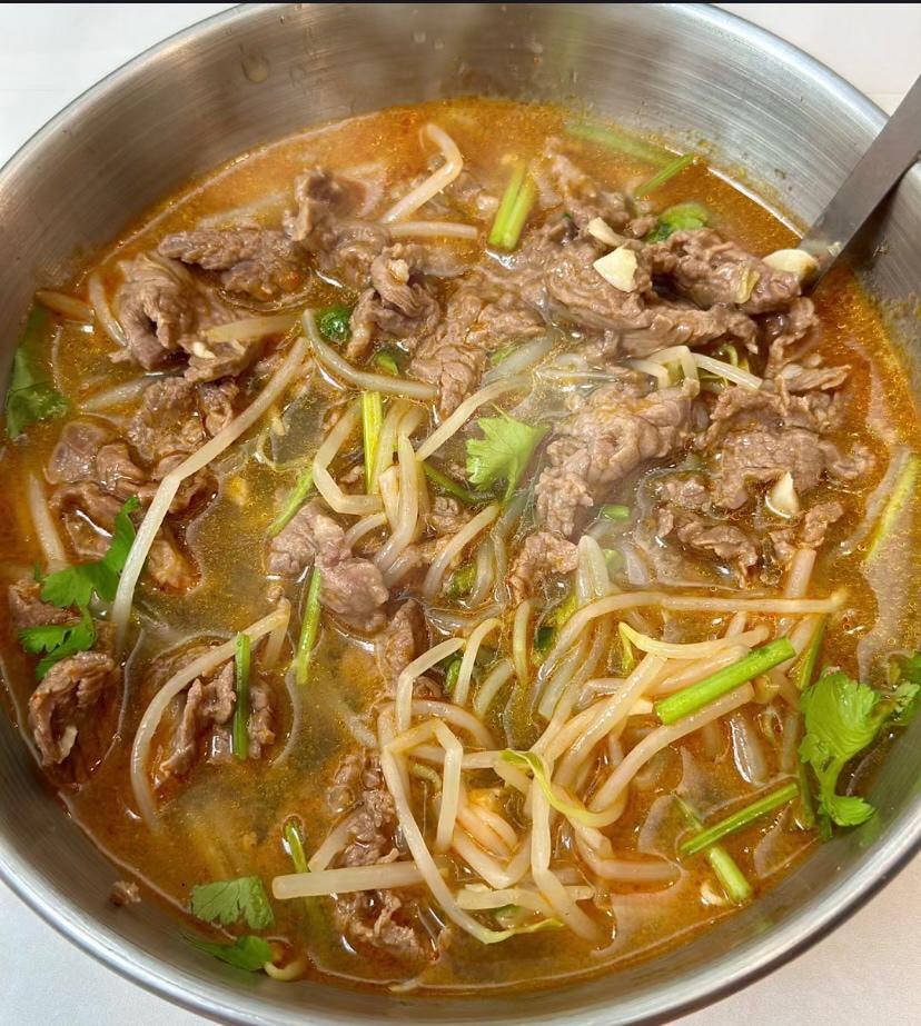 牛肉豆芽辣汤的做法