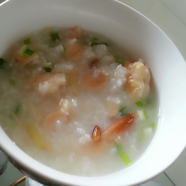 干贝鲜虾粥