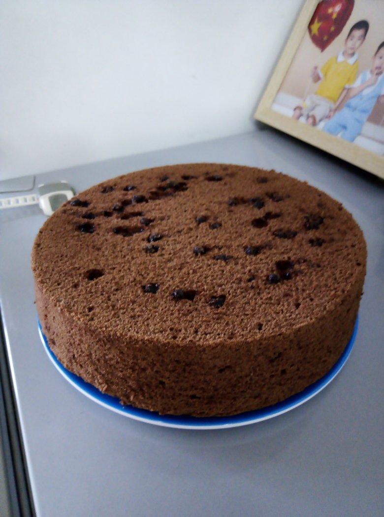 可可戚风蛋糕～8寸～百分百成功