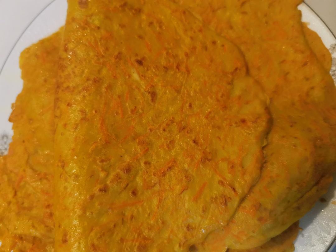 胡萝卜鸡蛋饼