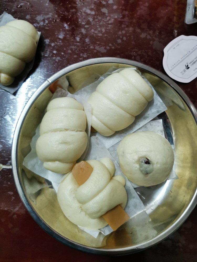 快手火腿卷～一次发酵