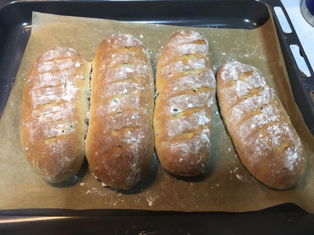 面包店里的常客——蔓越莓奶酪软欧