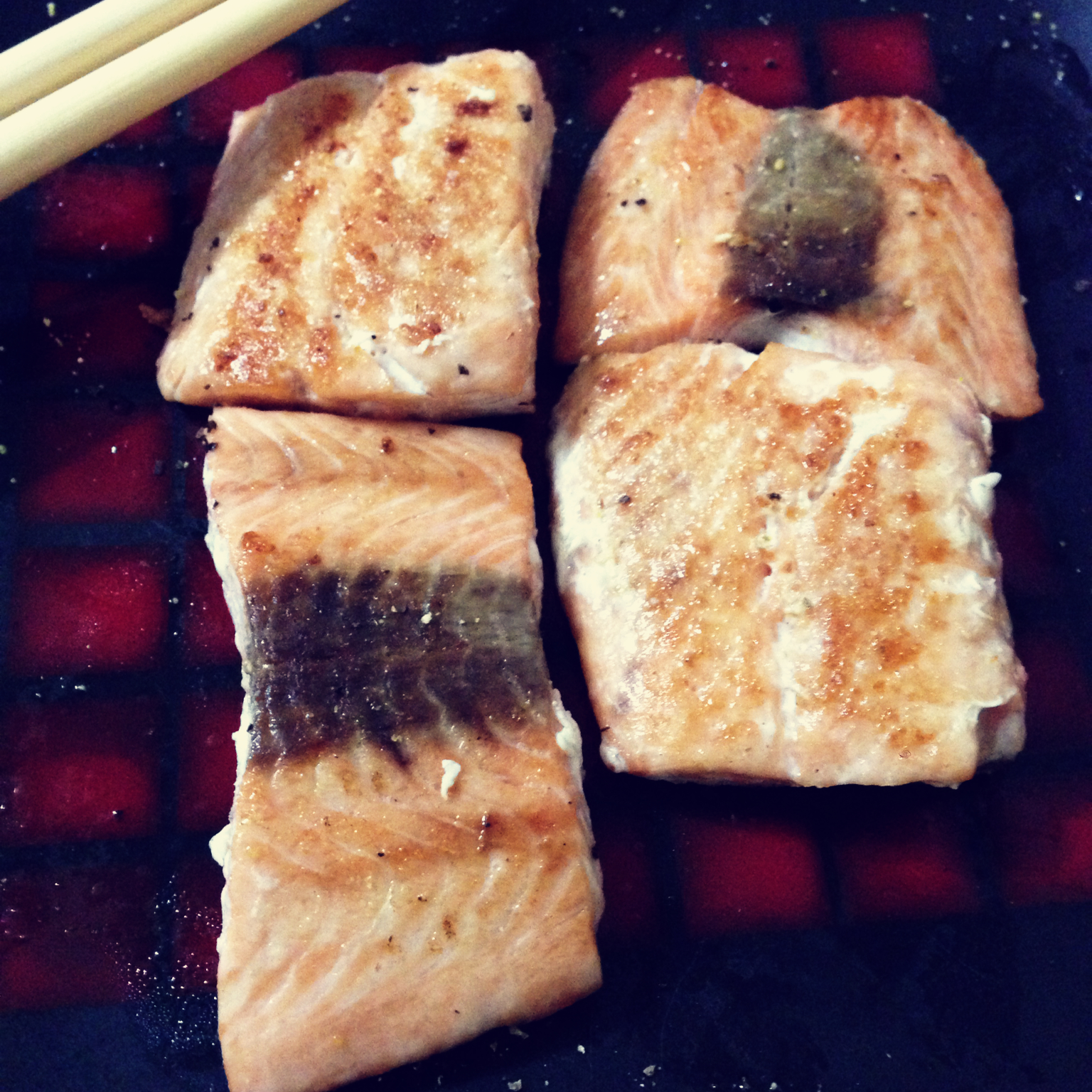 香煎三文鱼