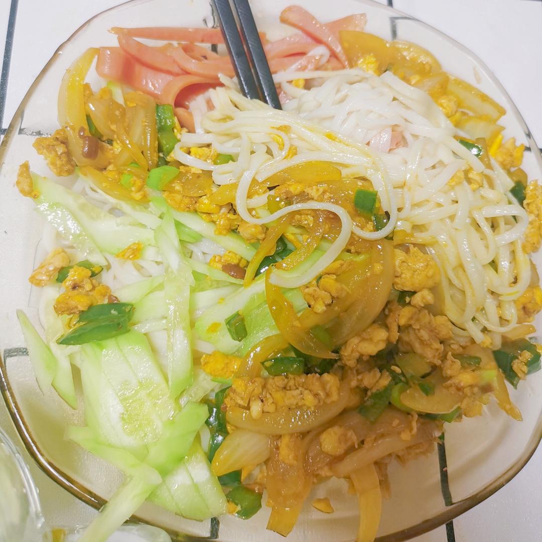 鸡蛋酱打卤面