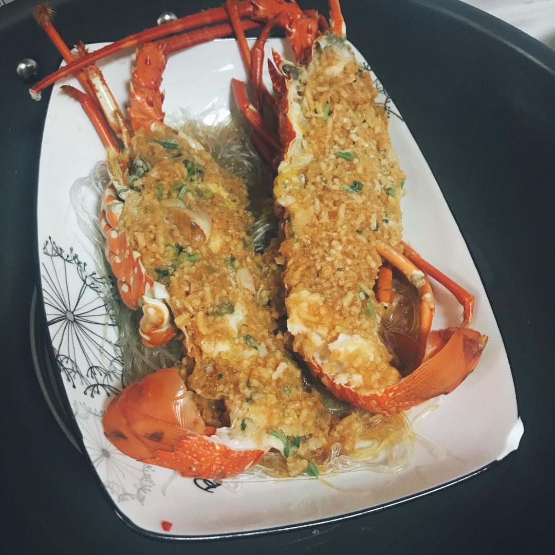 蒜蓉粉丝蒸龙虾