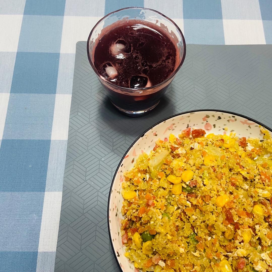 菜花饭“假米饭”的多种打开方式（喜欢吃盖浇饭炒饭的减脂人士有救了）