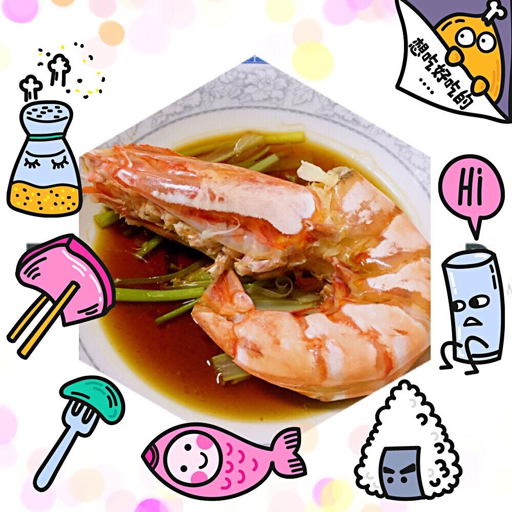 清蒸对虾