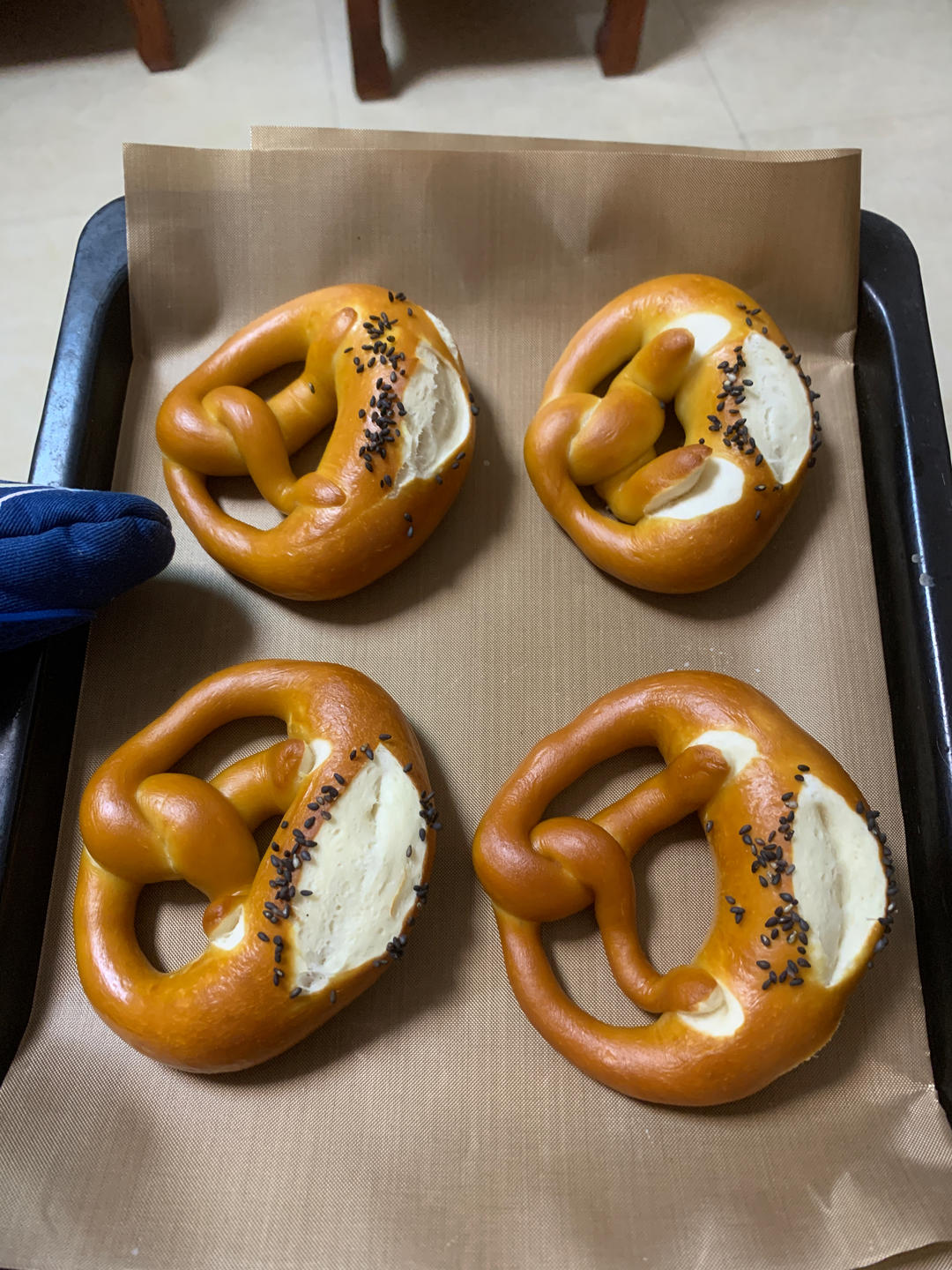 德式碱水面包｜经典碱水结｜普雷结｜0糖低卡｜免发酵｜免手套膜