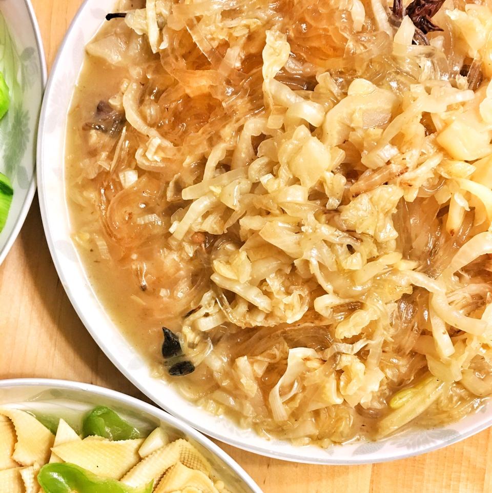 酸菜炒粉条