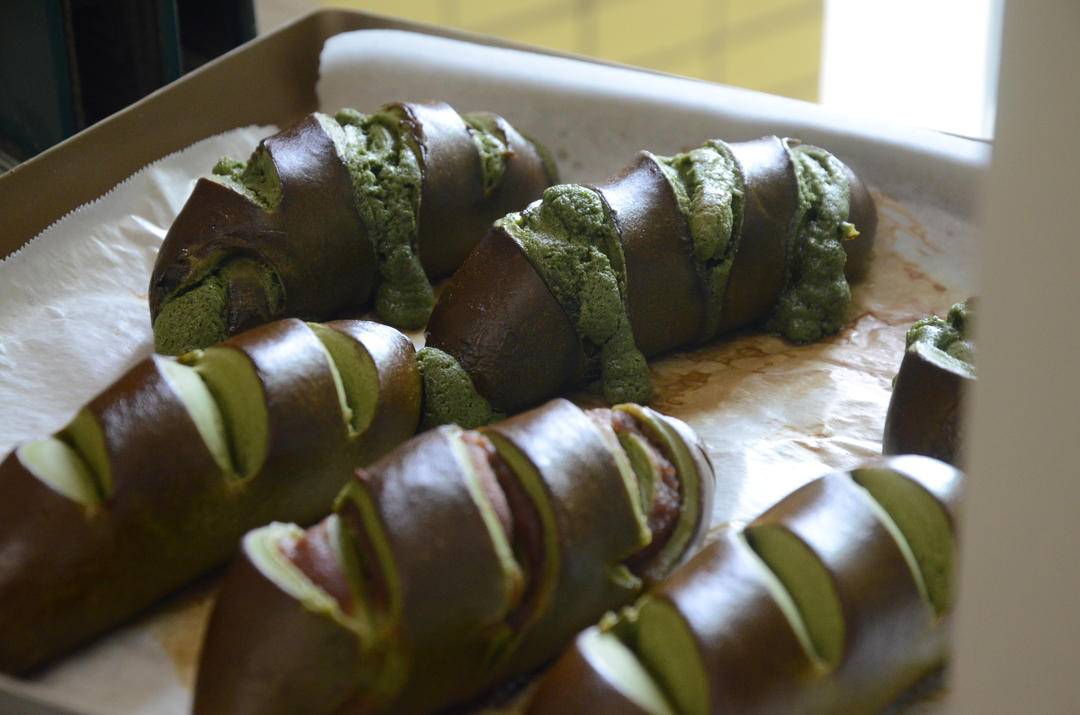 抹茶奶酥红豆碱水棒