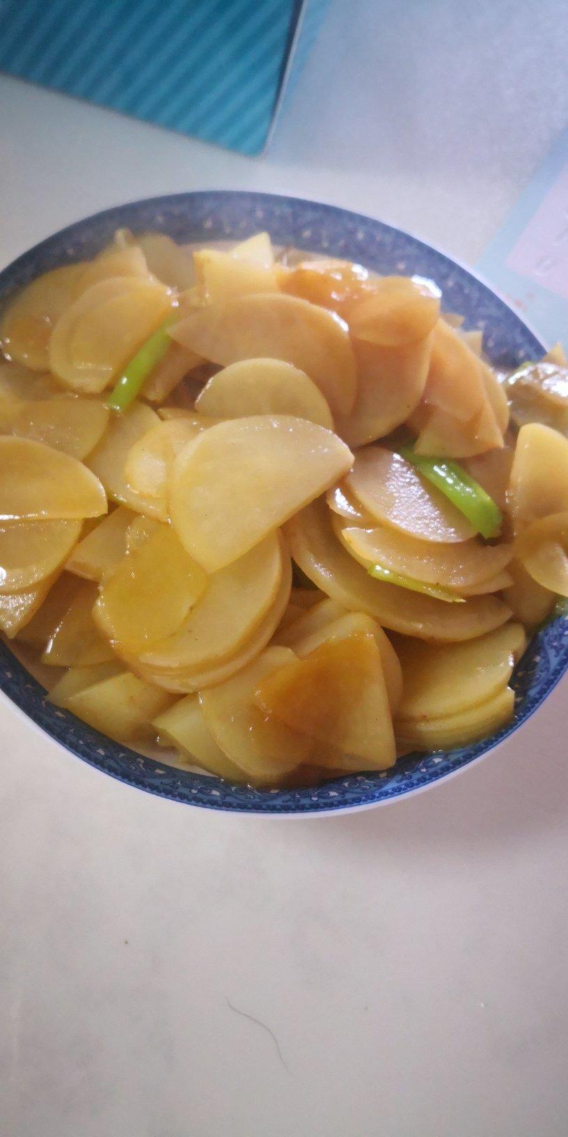 家常炒土豆片