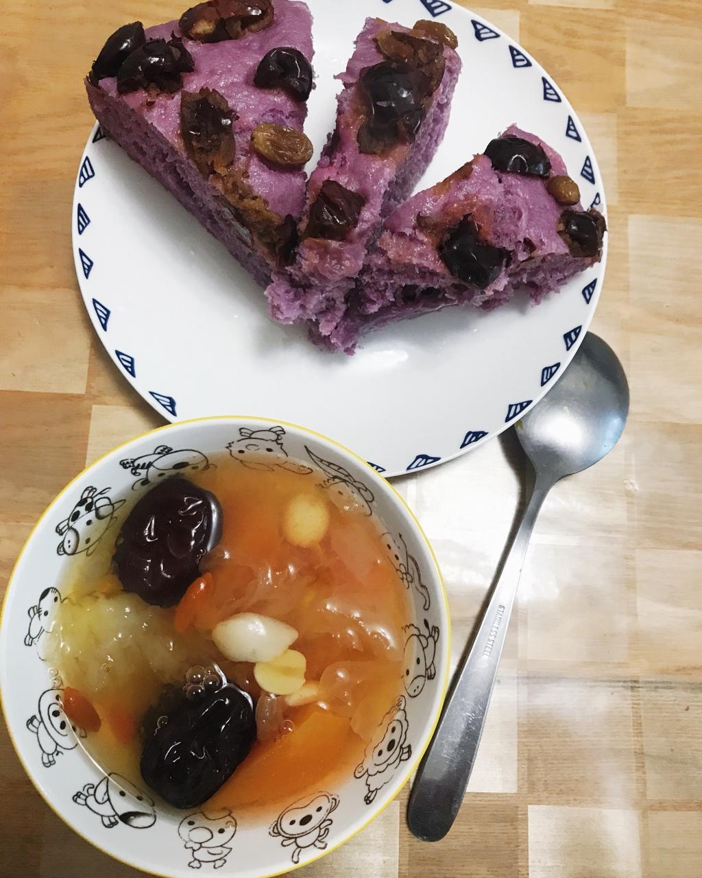 紫薯发糕