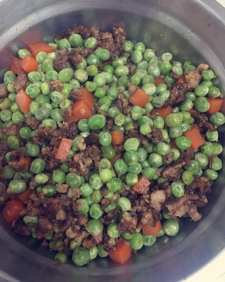 豌豆炒肉末