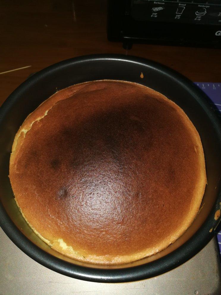 入口即化8寸轻芝士蛋糕(6寸轻乳酪蛋糕材料减半)新手也能做