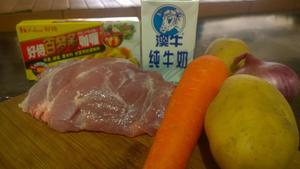 咖喱猪肉饭的做法 步骤1