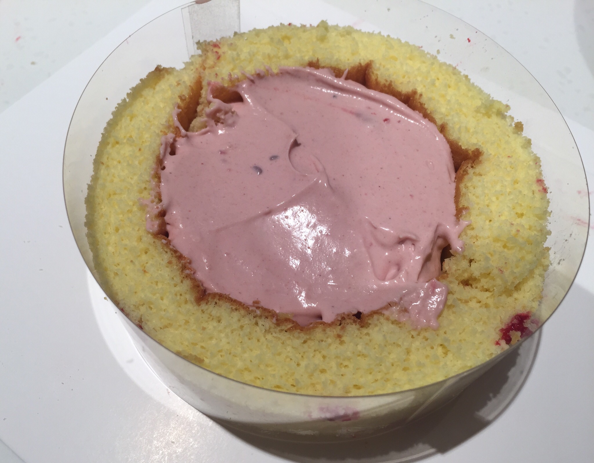 粉色草莓小蛋糕的做法 步骤11