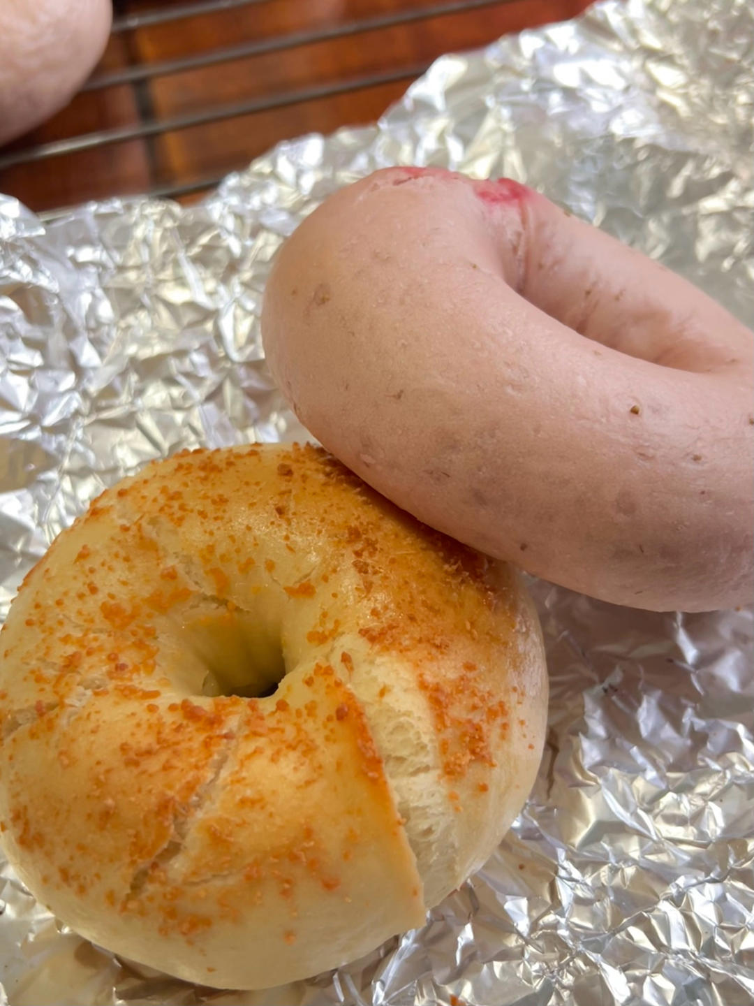 蓝莓🫐乳酪贝果🥯/步骤详细/简单好做