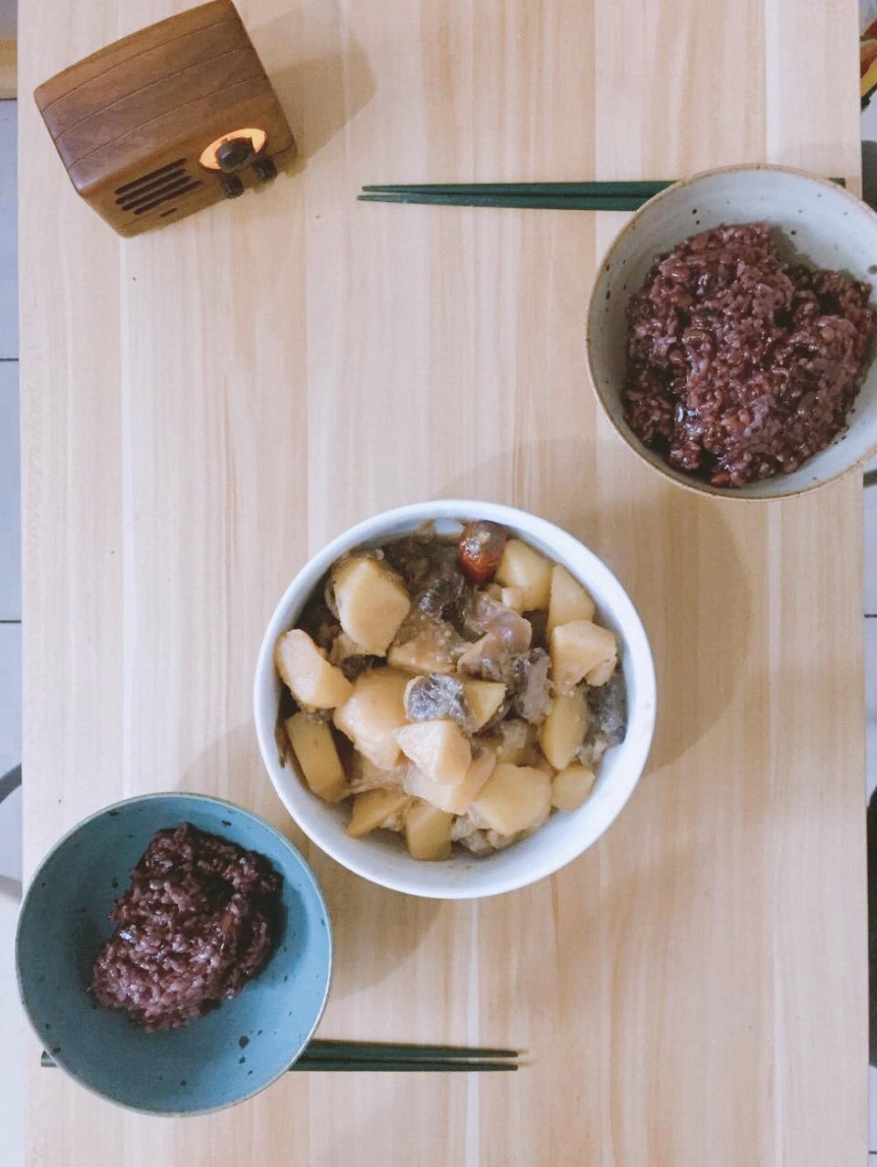 东北菜土豆炖茄子