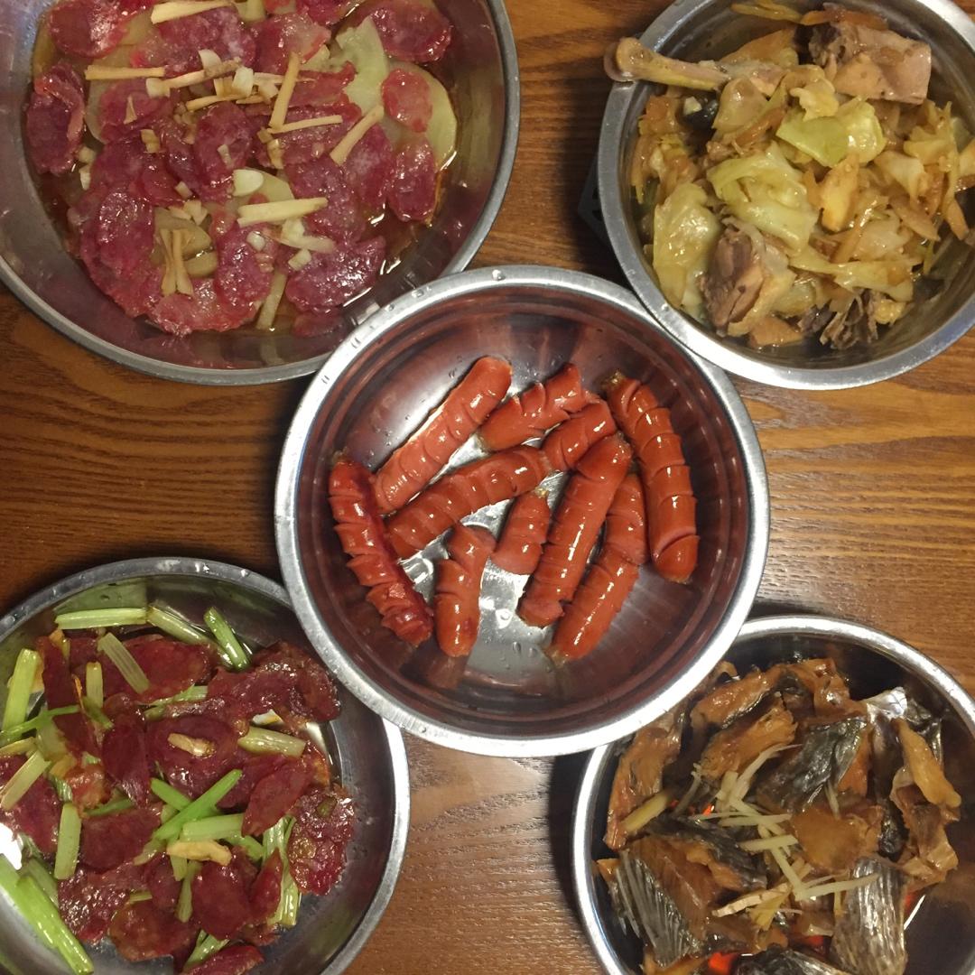 一家四口一日三餐❤️