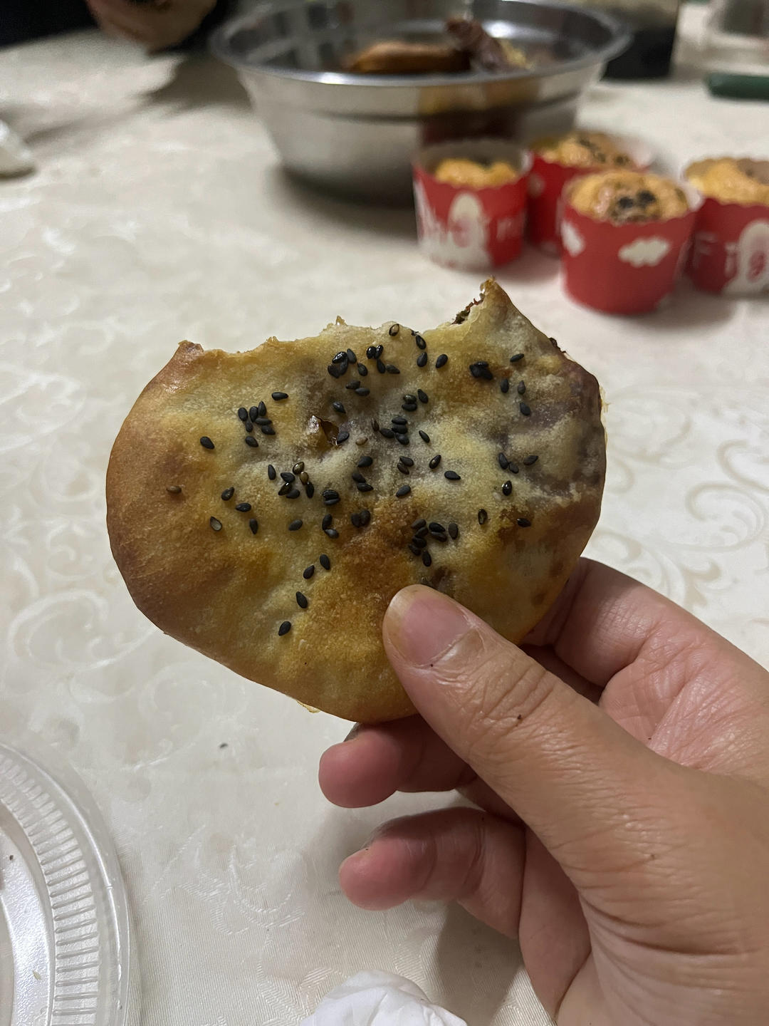 又香又脆的鲜肉光饼（烤箱版烧饼）
