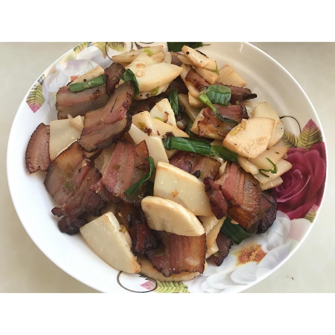 冬笋炒腊肉
