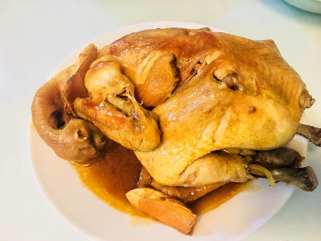 电饭锅盐焗鸡（简易版）