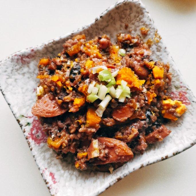 超好吃的懒人南瓜焖饭