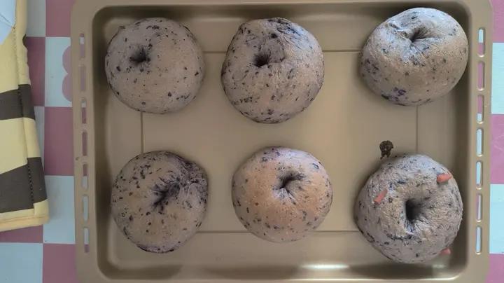 蓝莓🫐乳酪贝果🥯/步骤详细/简单好做