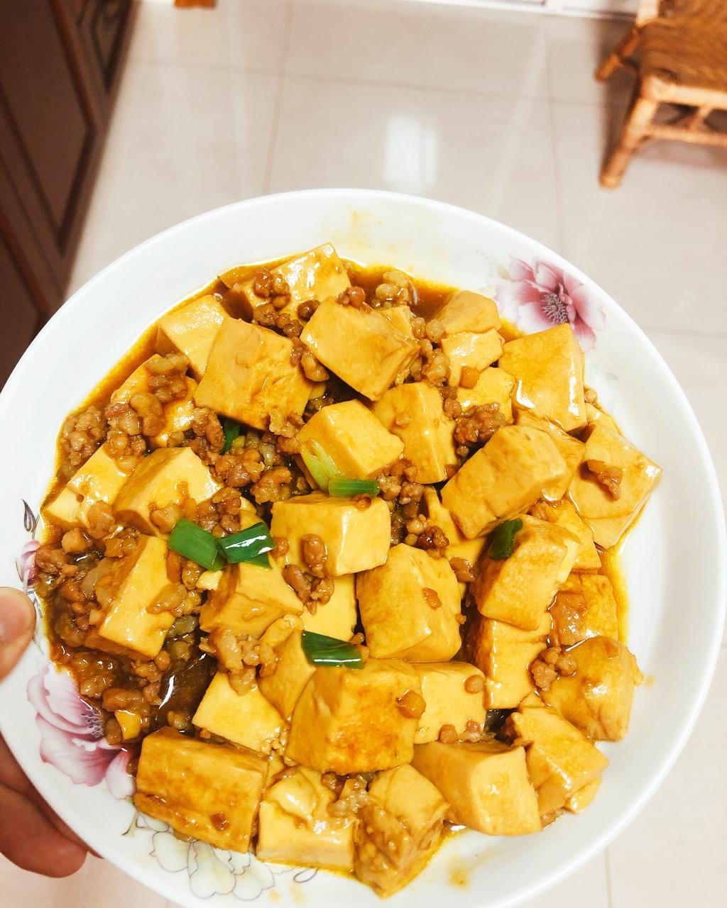 nothanhan做的肉末烧豆腐