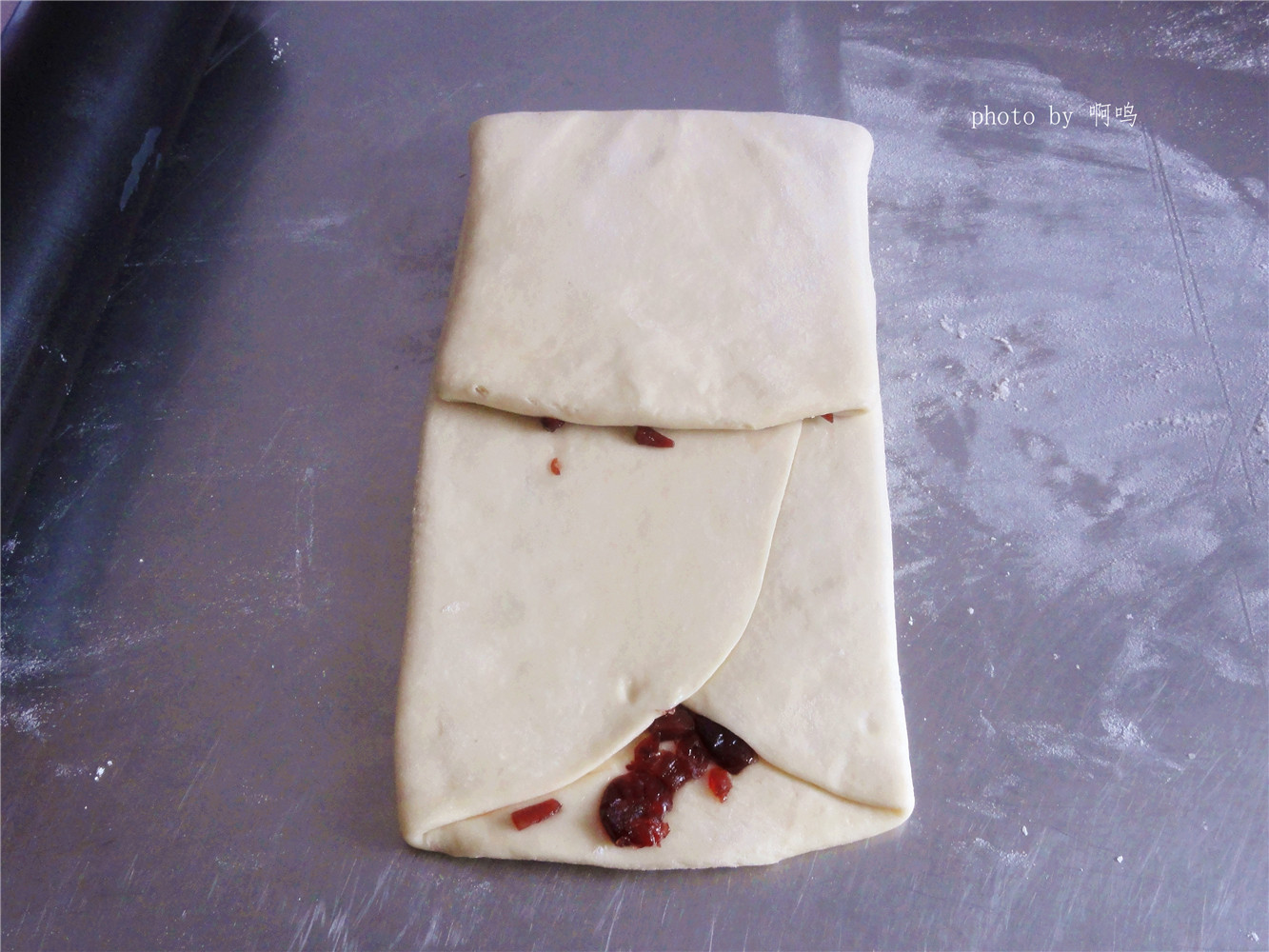 蔓越莓优格小面包块的做法 步骤9