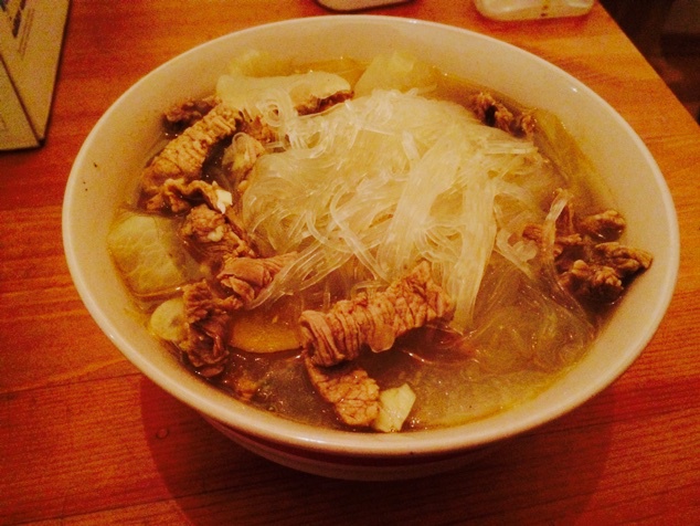 咖喱牛肉粉丝汤