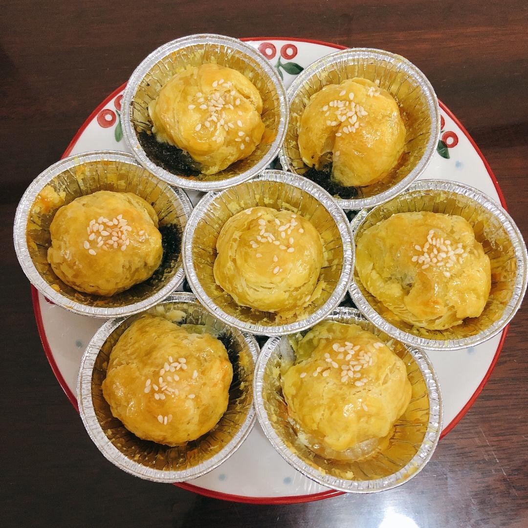 汤圆➕蛋挞皮＝完美汤圆酥