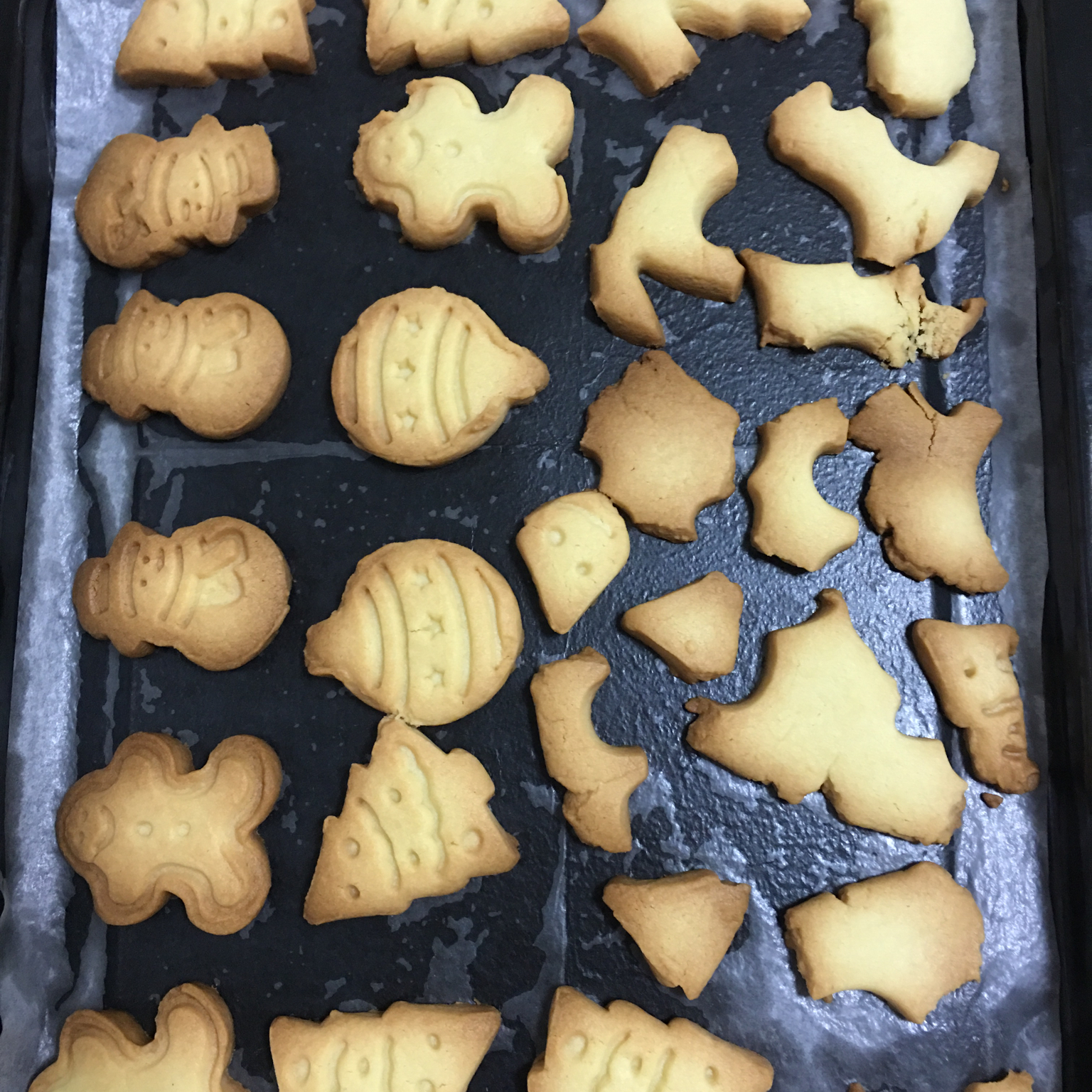 酥脆的黄油饼干（曲奇？）