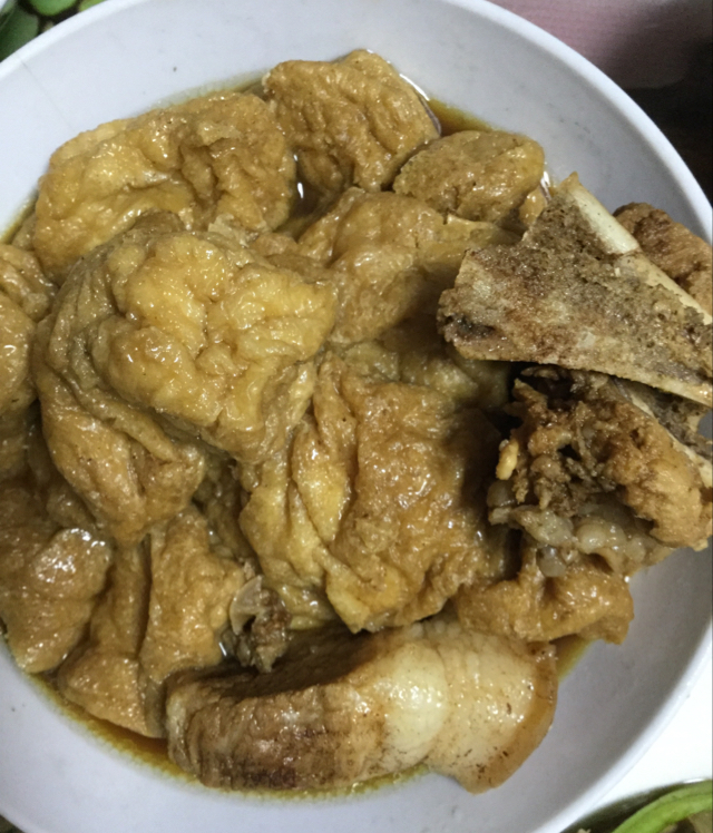 豆泡红烧肉