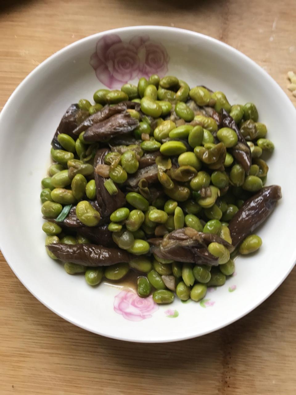 毛豆烧茄子