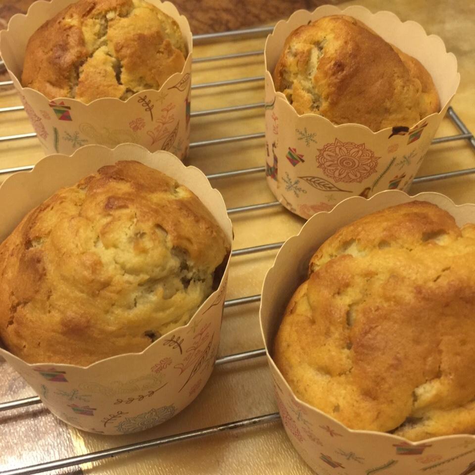 快手香蕉纸杯蛋糕