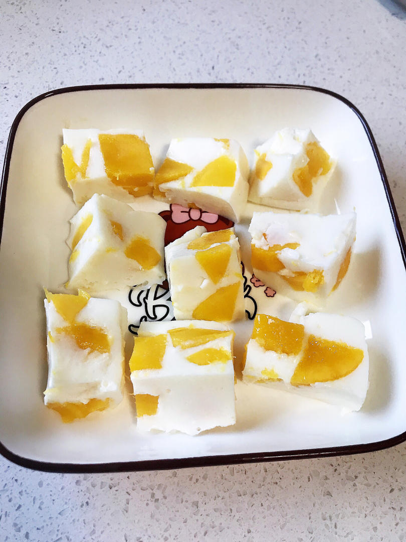 习惯有你q做的芒果牛奶布丁吉利丁片版