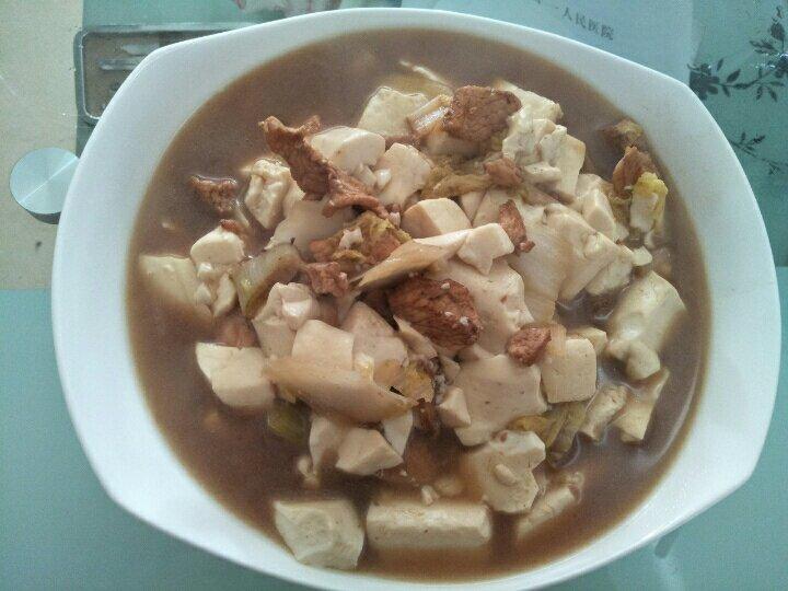 肉末蒸豆腐