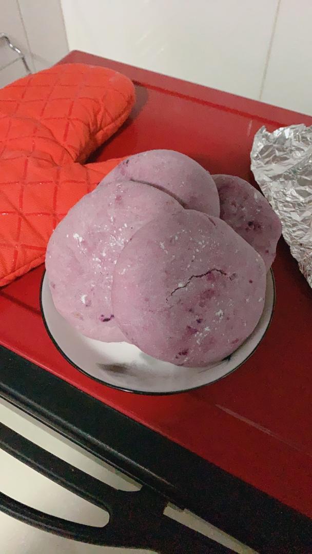 紫薯饼 无油