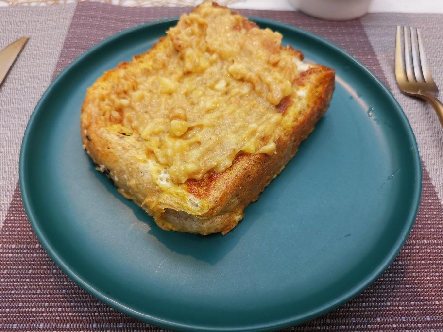 『一吃就高兴』香蕉花生酱法式吐司