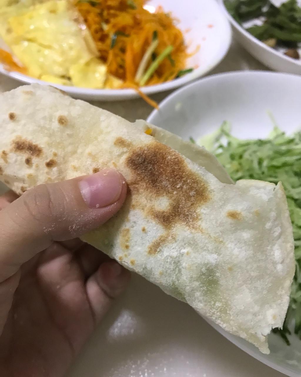 薄饼卷蔬菜（烙春饼）
