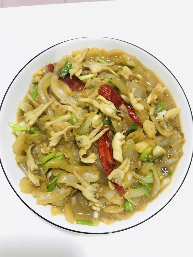 爆炒蛏子