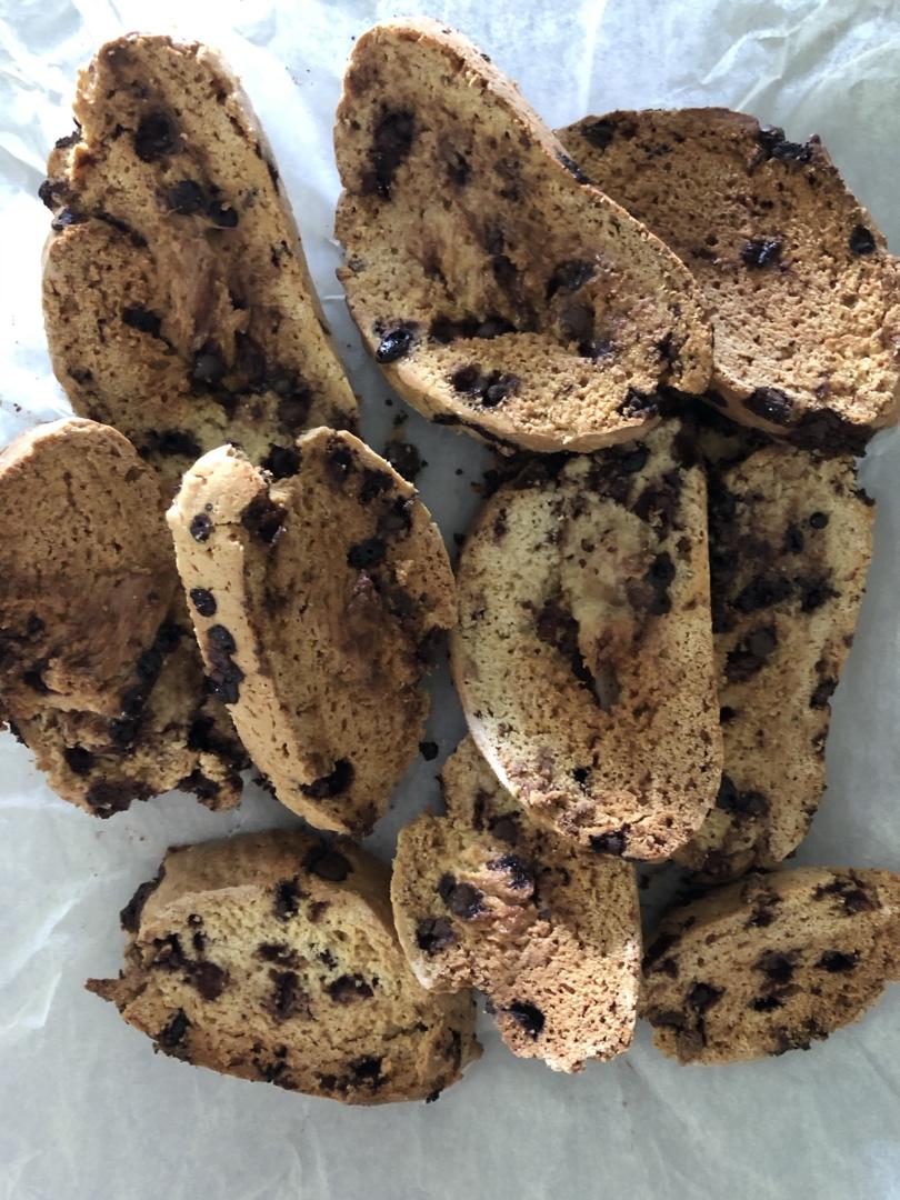 不用揉面发酵的无油奶香片-意式脆饼“Biscotti”