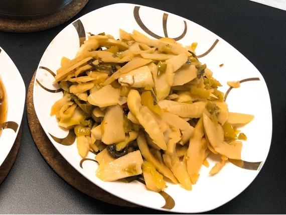 笋炒酸菜（好吃不胖）
